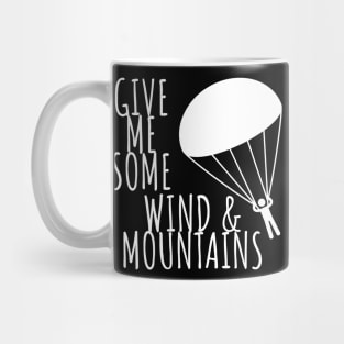 Paragliding wind & mountains Mug